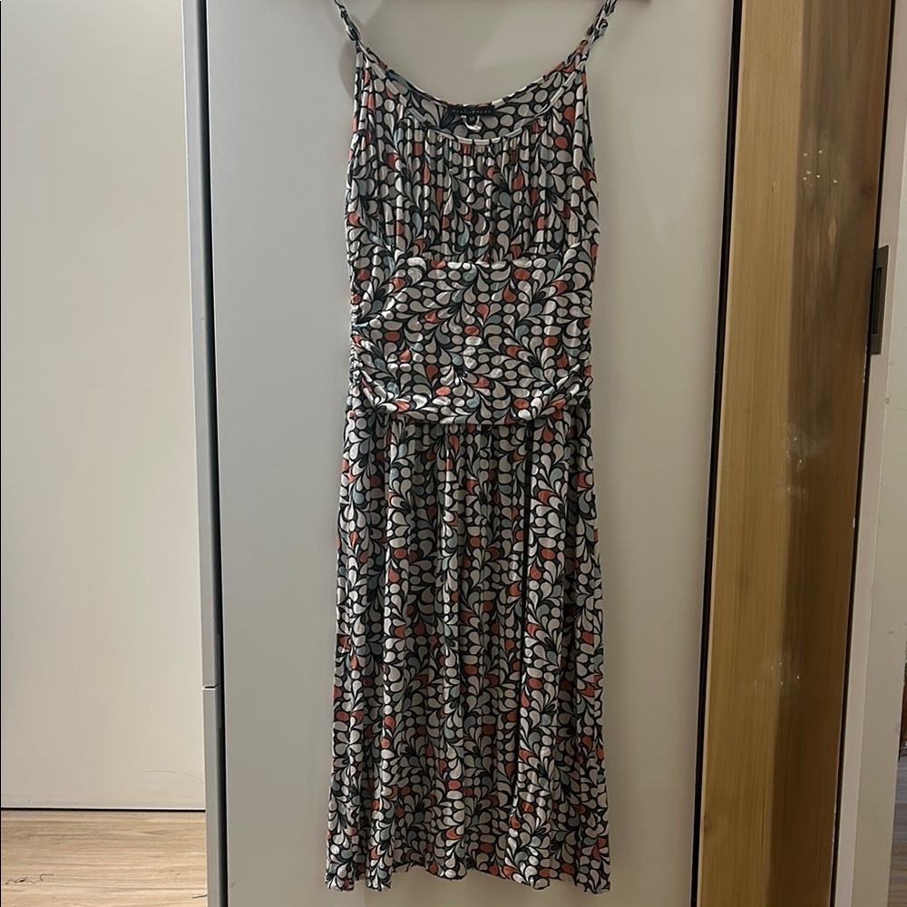 Colourful Patterned Midi Dress